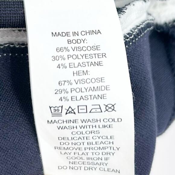 Kate Spade New York Striped Ponte Fit Flare Dress Blue White Striped Womens 10 - Picture 7 of 11